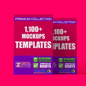 1,100 Mockups Templates
